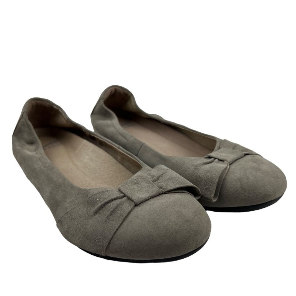 Dansko Lina Suede Stone Flats Sz:7.5-8 /38